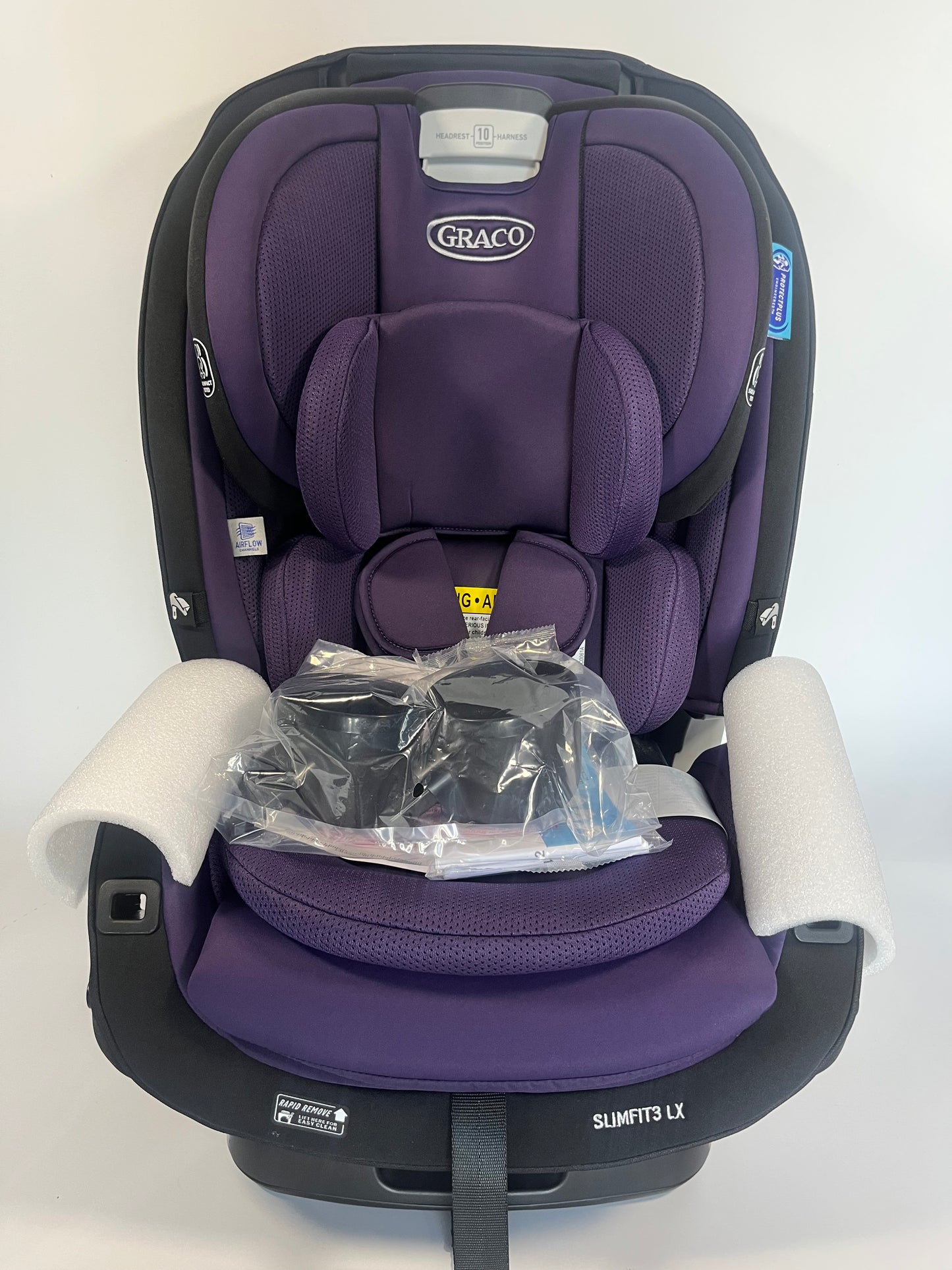 Graco SlimFit3 LX 3-in-1 Slim Car Seat Highback Booster Car Seat - Katrina