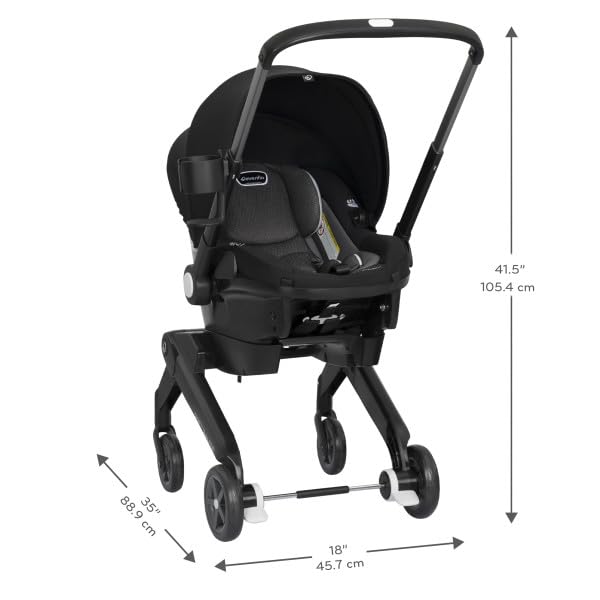 Shyft DualRide Infant Car Seat and Stroller - Beaufort Black