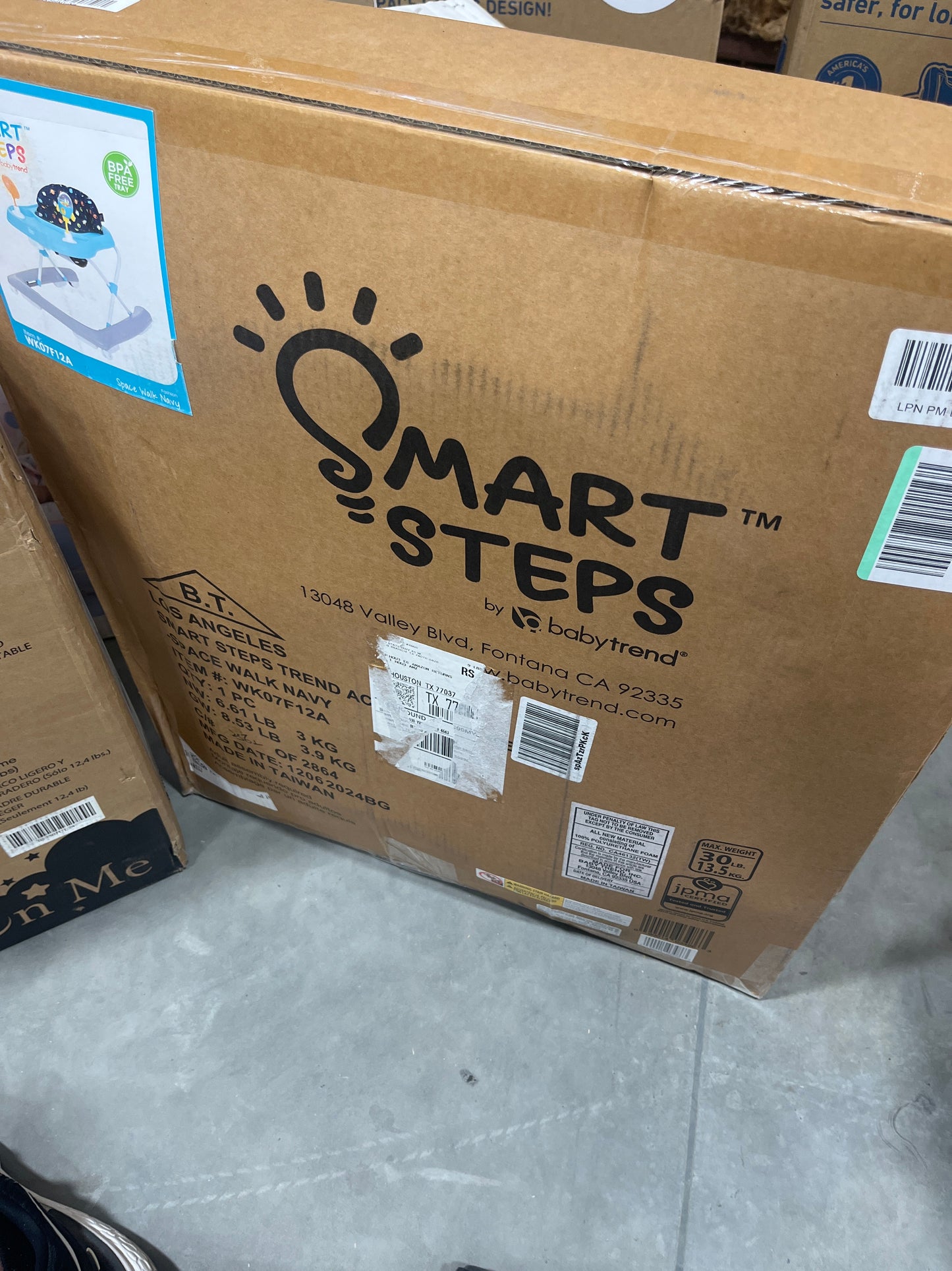 Smart Steps Trend Activity Walker - Space Walk Navy