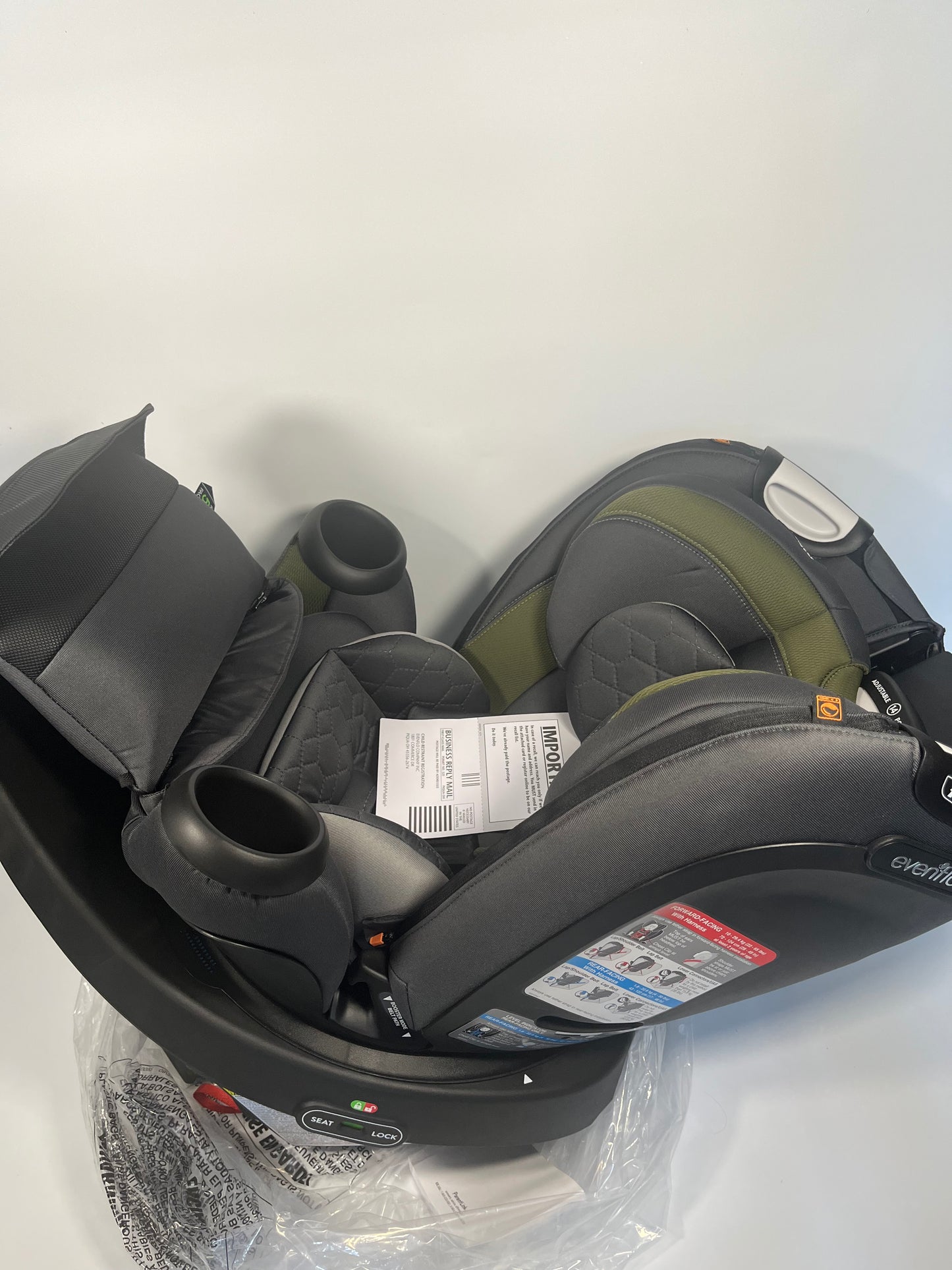 Evenflo Revolve360 Extend Convertible Car Seat Secure - Rockland Green