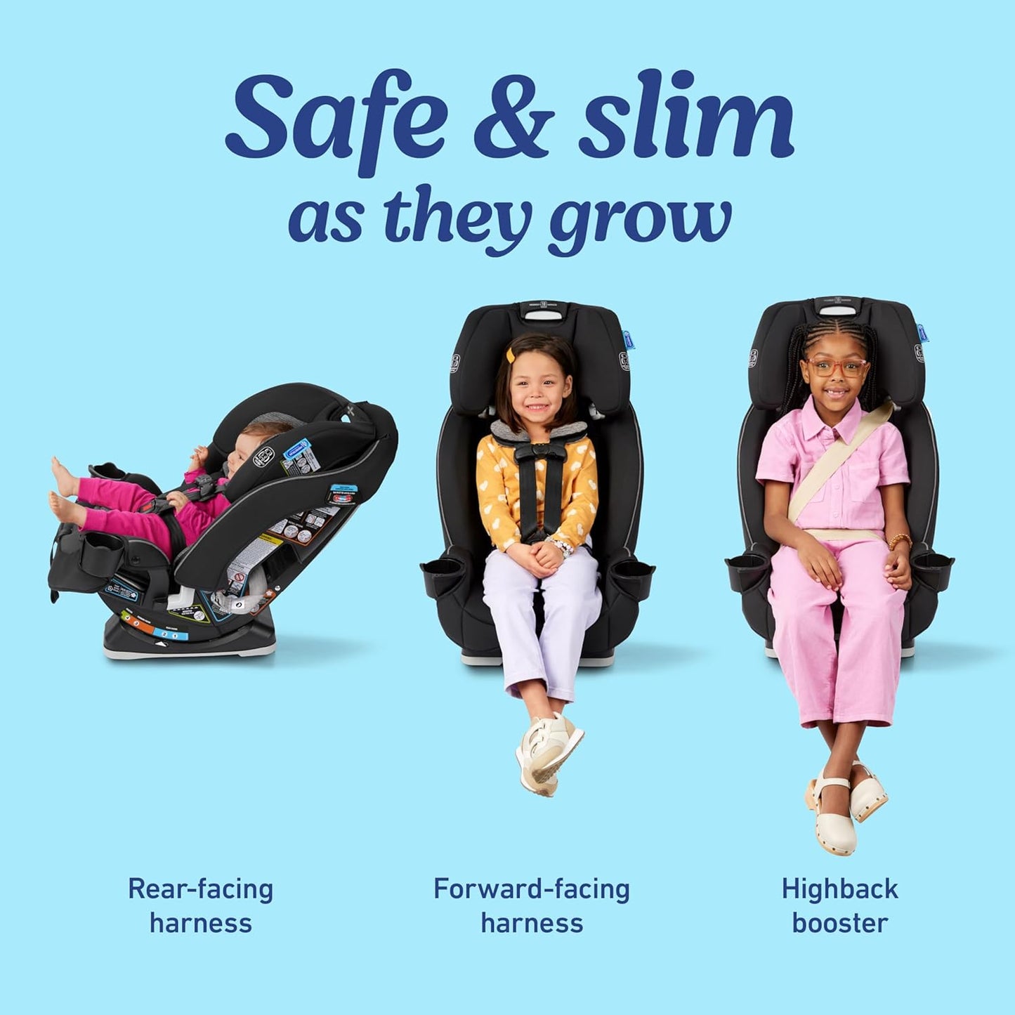 Graco Slimfit 3-in-1 Convertible Car Seat - Jarrett