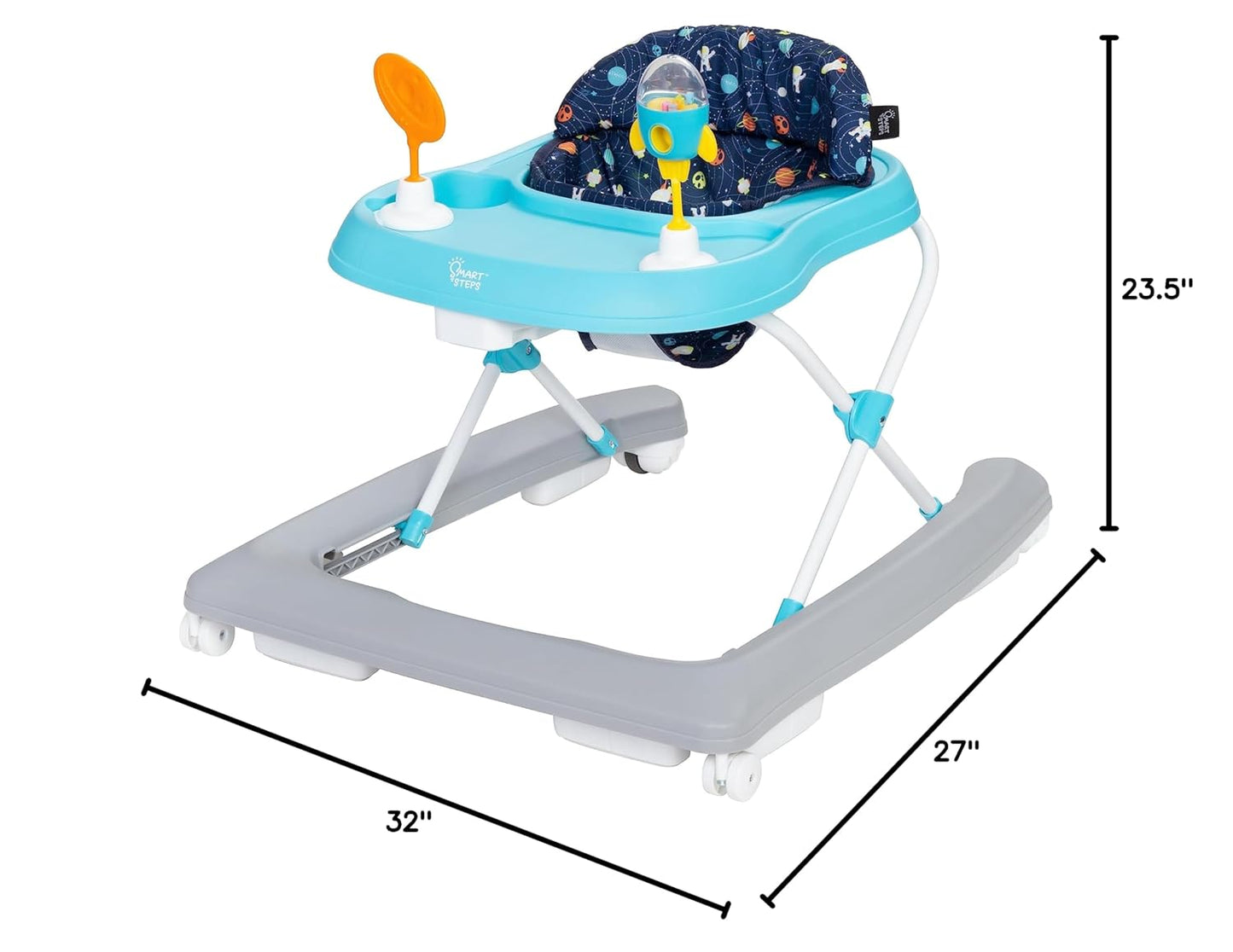 Smart Steps Trend Activity Walker - Space Walk Navy