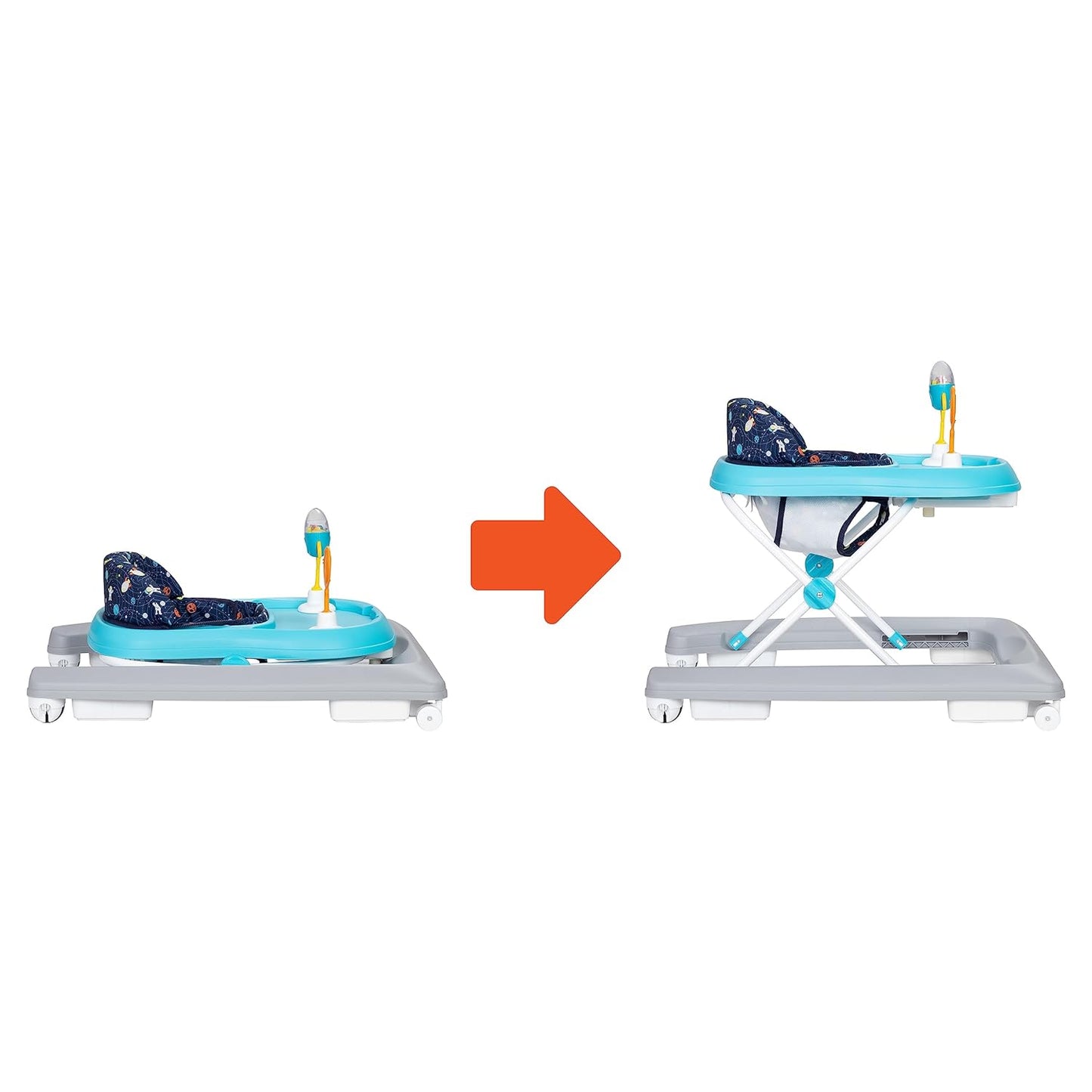 Smart Steps Trend Activity Walker - Space Walk Navy