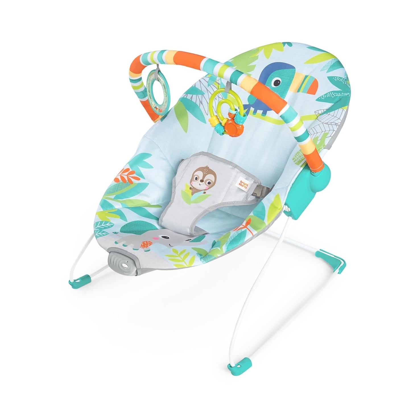 Bright Starts Baby Bouncer Soothing Vibrations Infant Seat - Rainforest Vibes