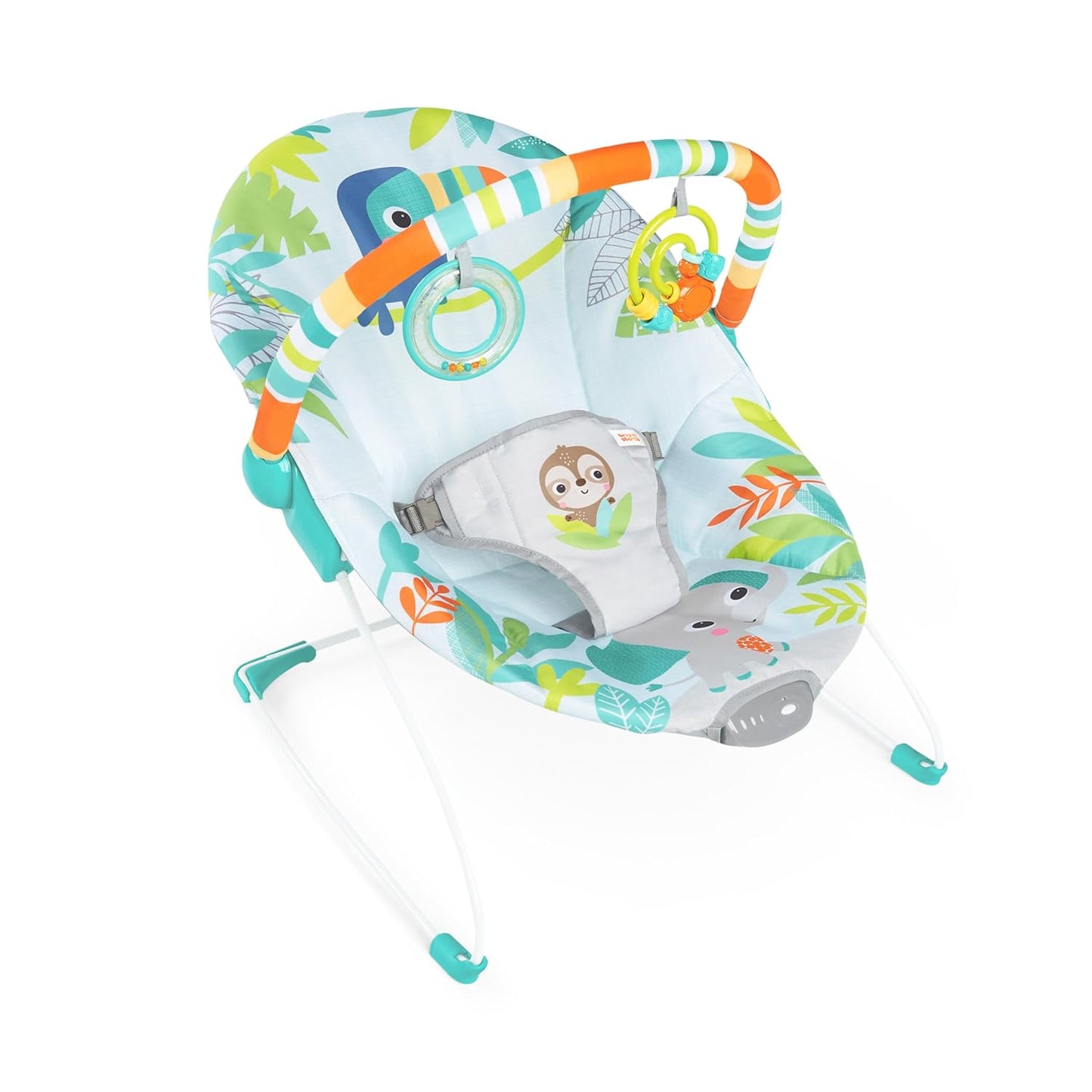 Bright Starts Baby Bouncer Soothing Vibrations Infant Seat - Rainforest Vibes
