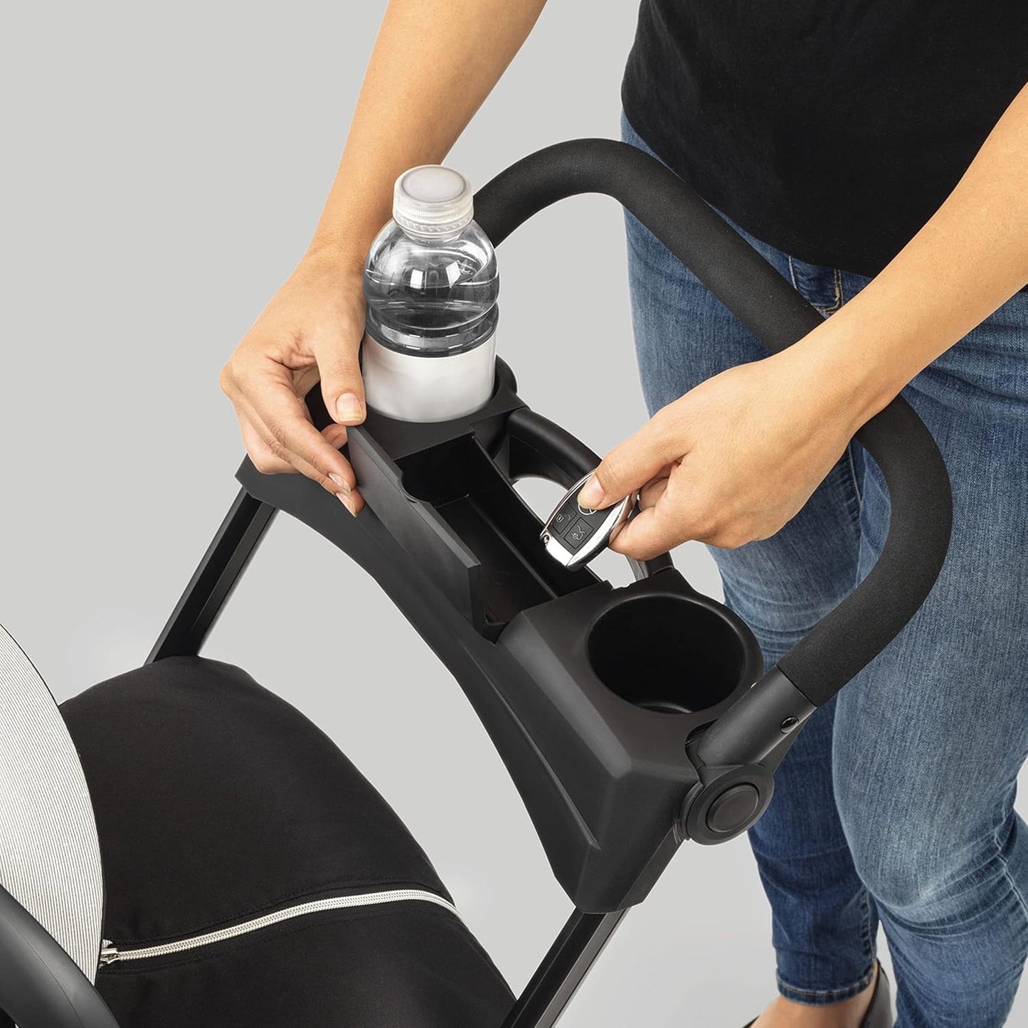 Chicco KeyFit Caddy Frame Stroller - Black (Gently Used)