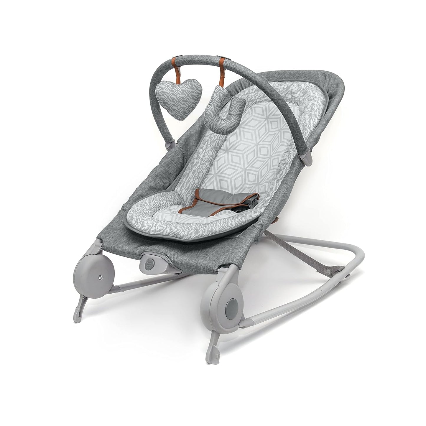 Summer Infant 2-in-1 Bouncer & Rocker Duo - Heather Gray (Gently Used)