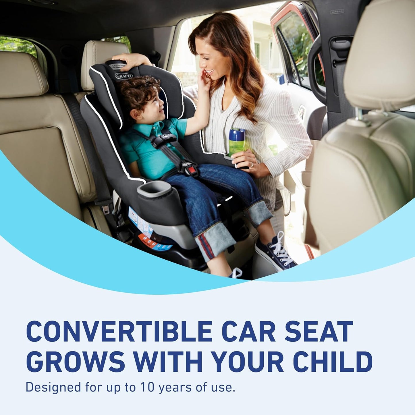 Graco Extend2Fit Convertible Car Seat, Redmond