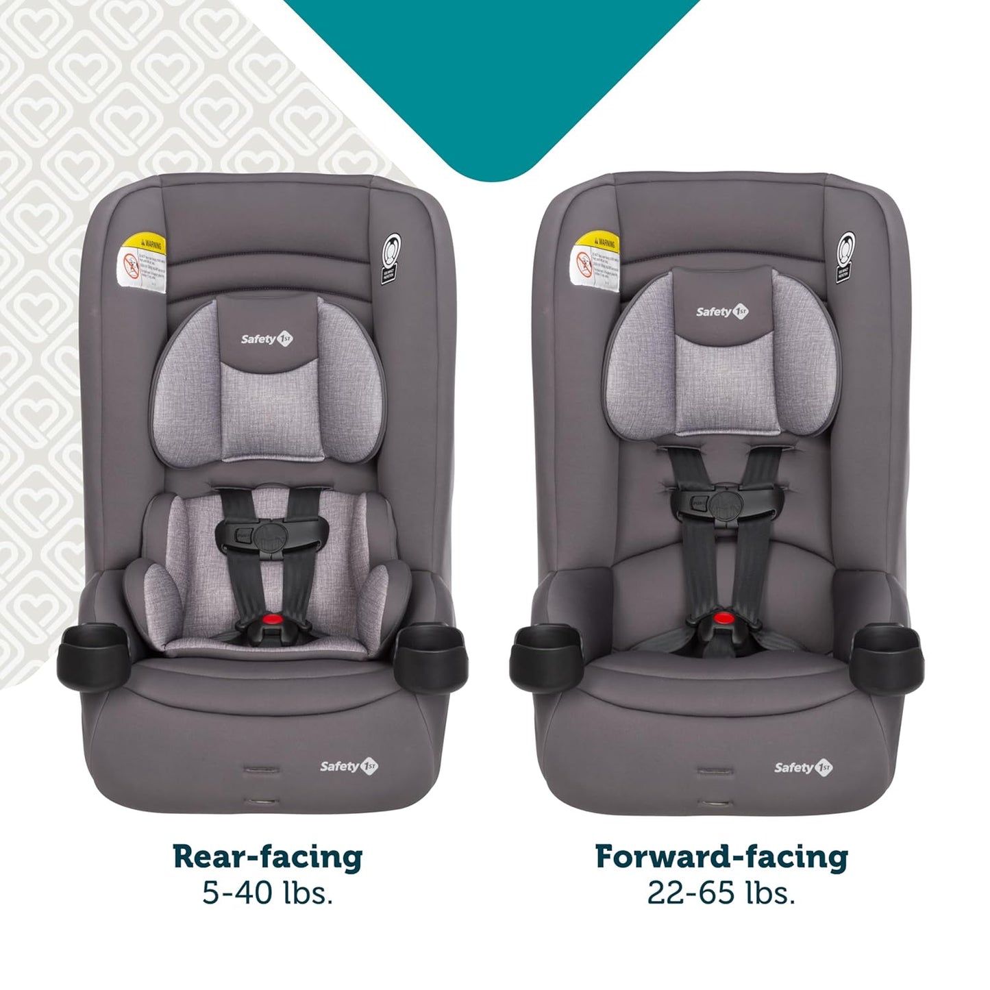 Safety 1st Jive 2-in-1 Convertible Car Seat, Harvest Moon