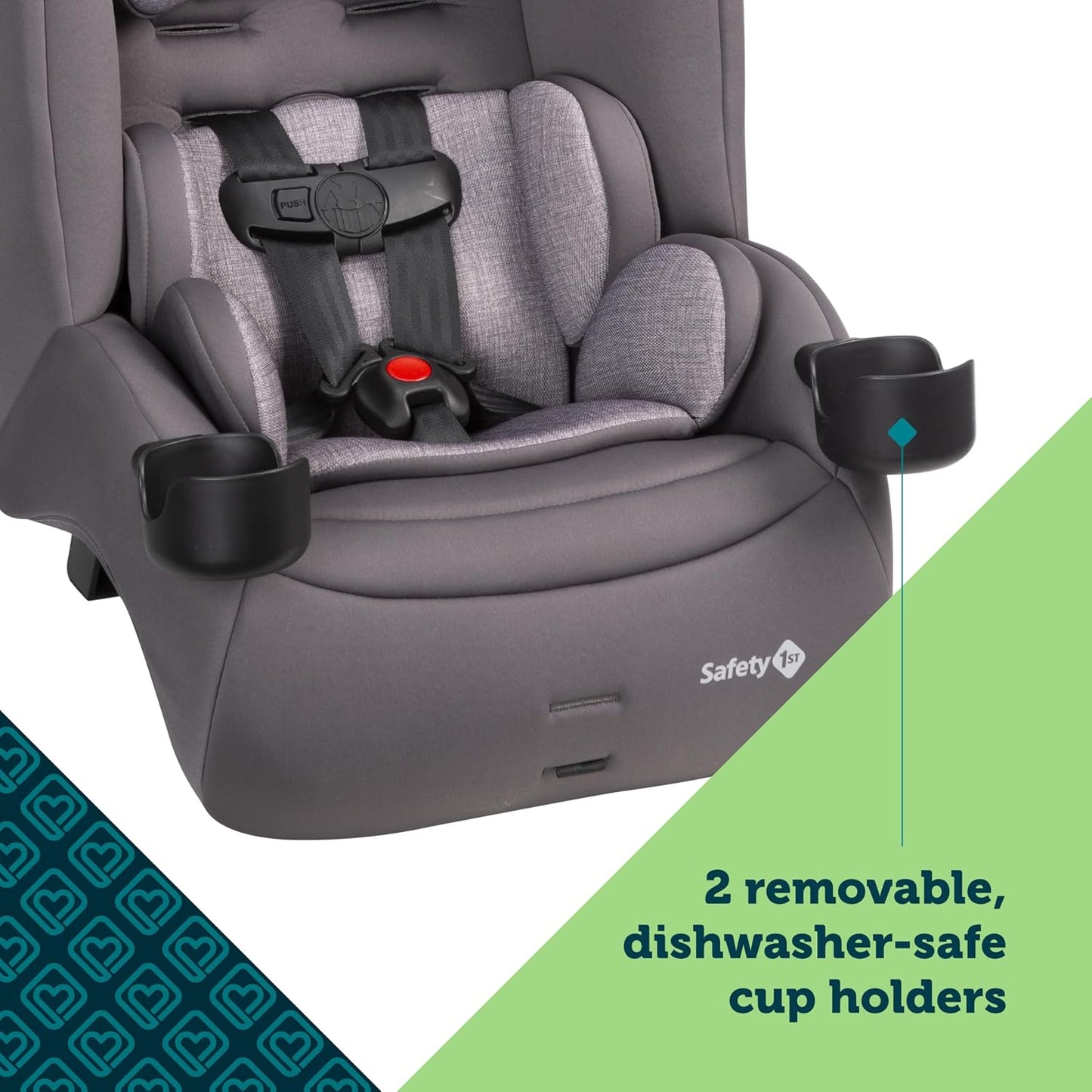 Safety 1st Jive 2-in-1 Convertible Car Seat, Harvest Moon