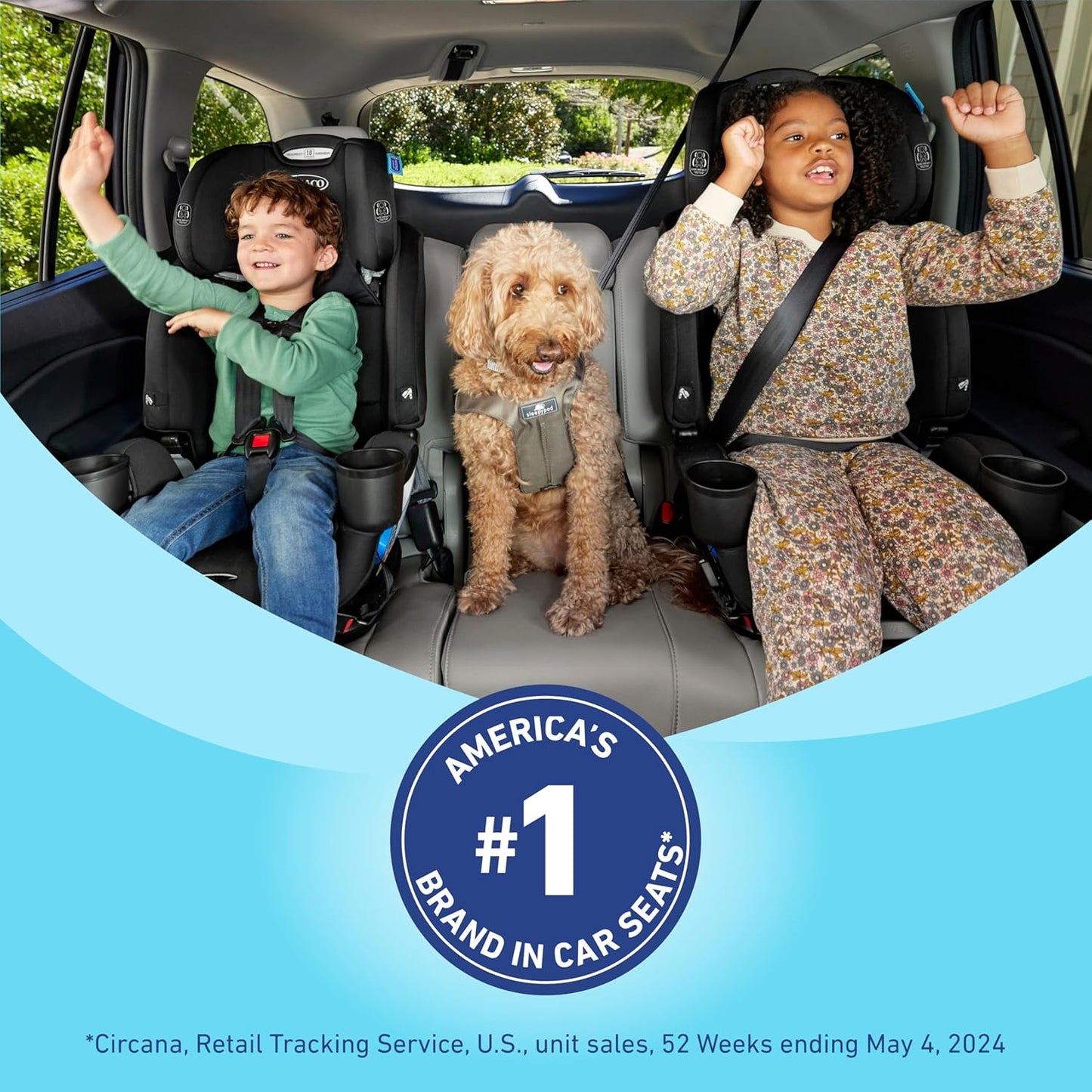 Graco Extend2Fit Convertible Car Seat, Redmond