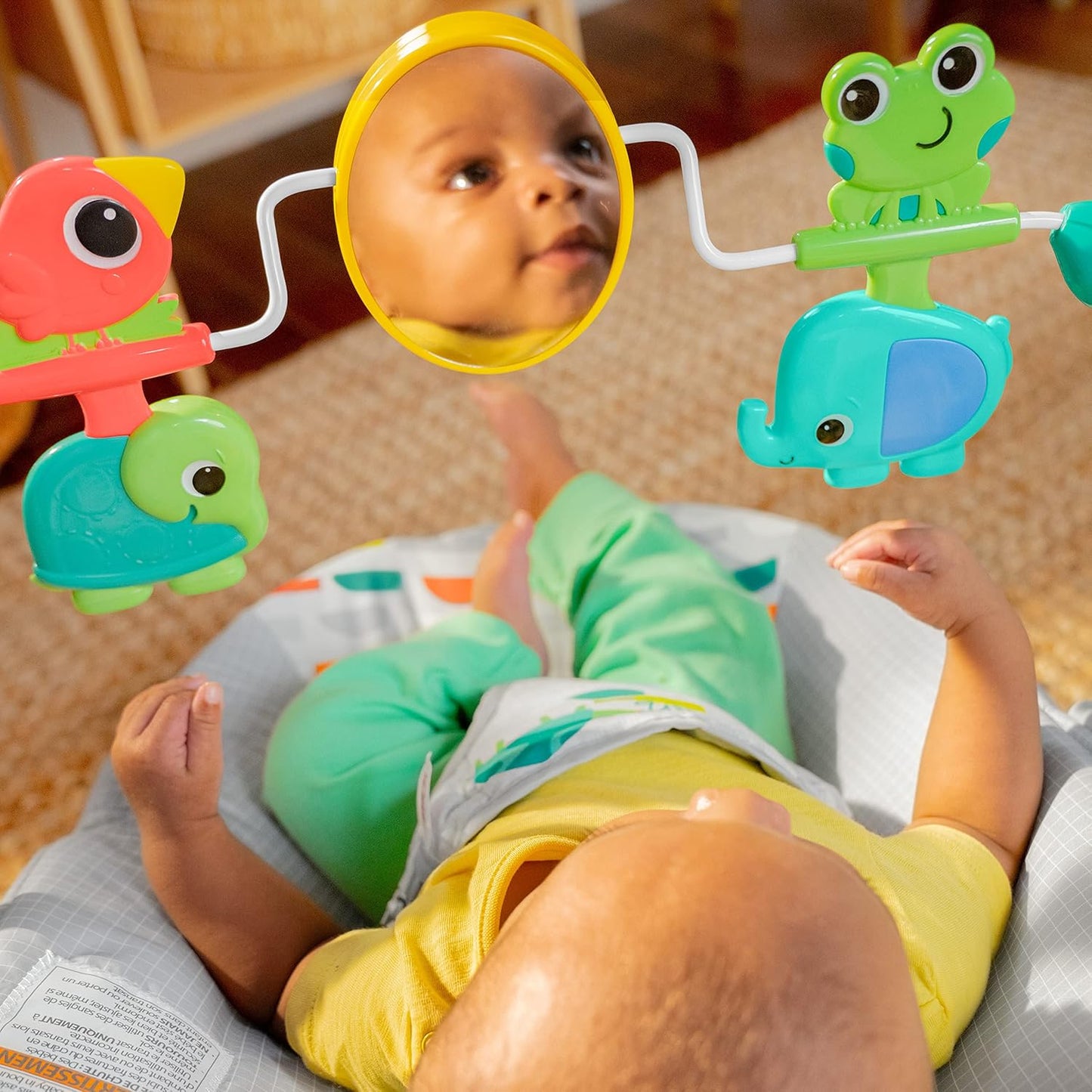 Bright Starts Playful Paradise Comfy Baby Bouncer & Vibrating Seat