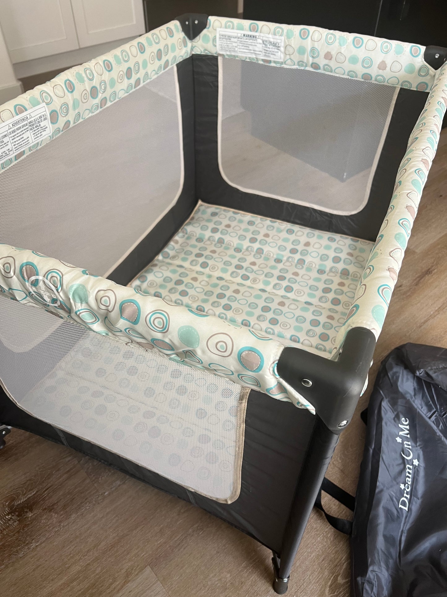 Dream On Me Zodiak Portable Playard - Grey