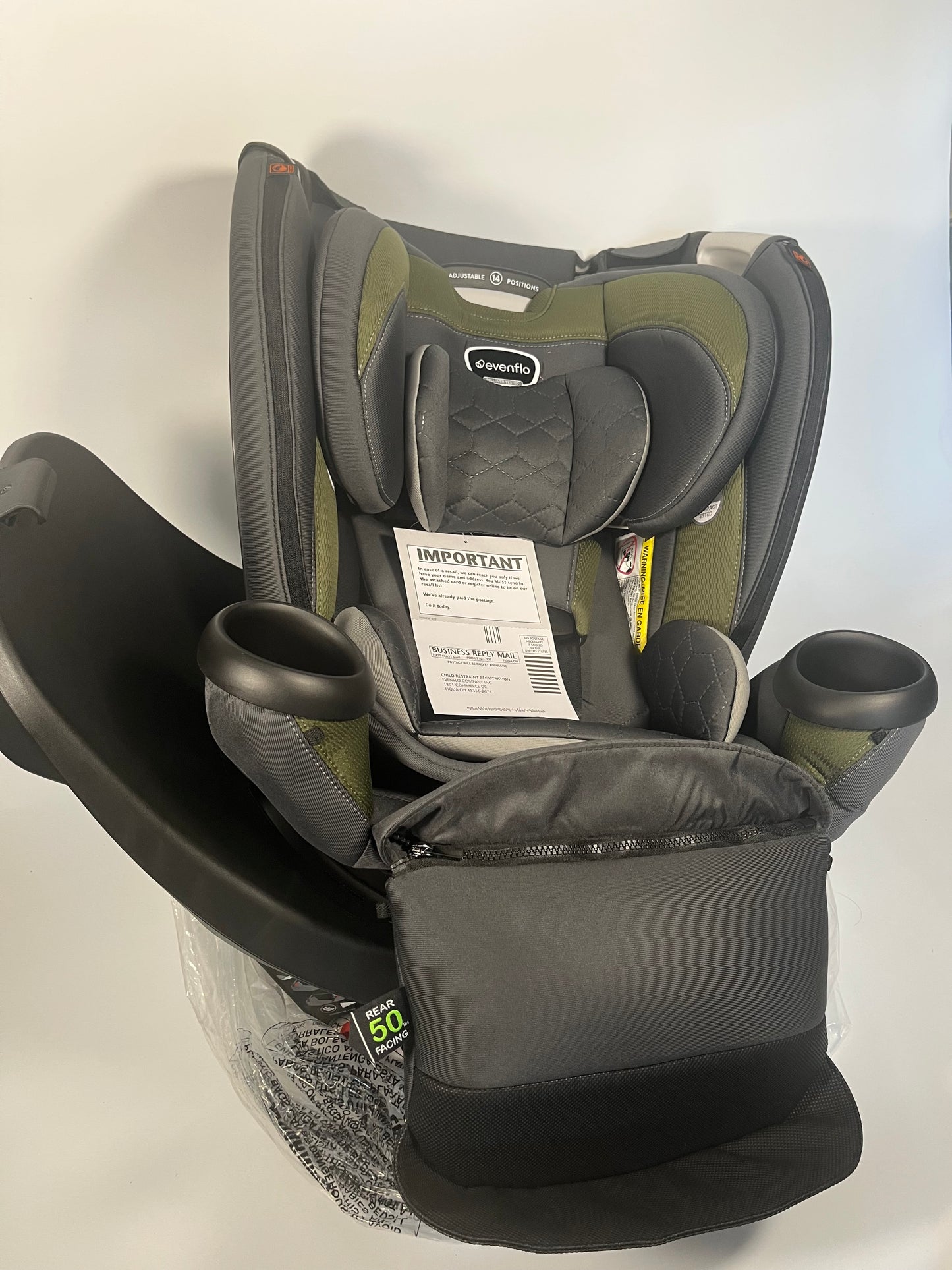 Evenflo Revolve360 Extend Convertible Car Seat Secure - Rockland Green