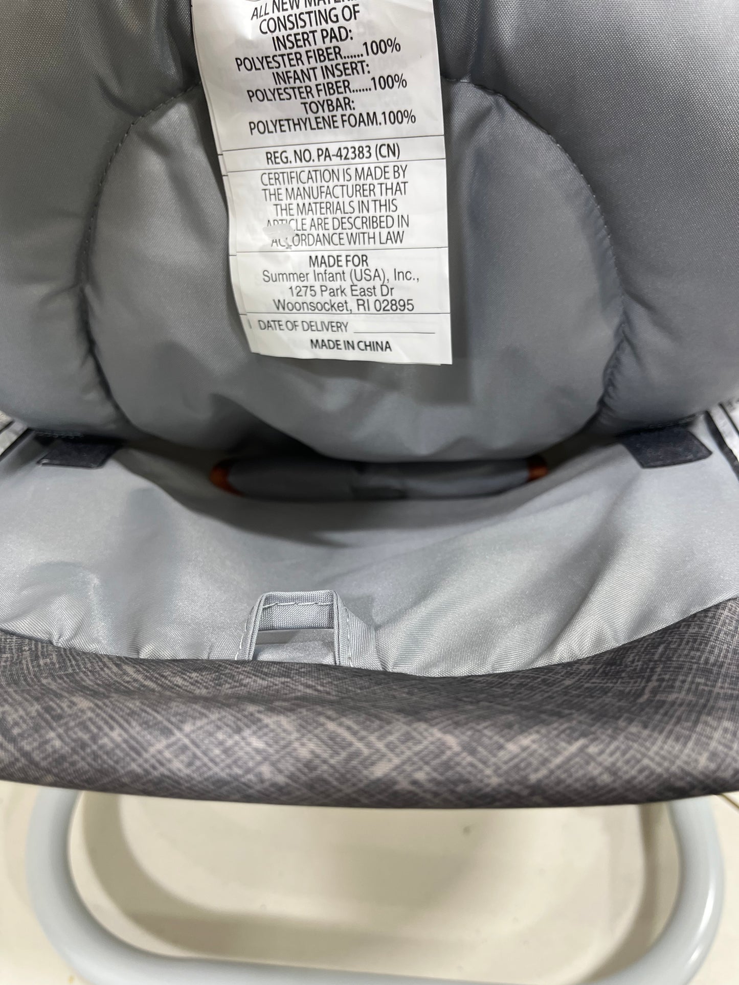 Summer Infant 2-in-1 Bouncer & Rocker Duo - Heather Gray (Gently Used)