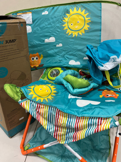 Bright Starts, Pop 'N Jump SE Portable Baby Activity Center - Sweets (Gently Used)