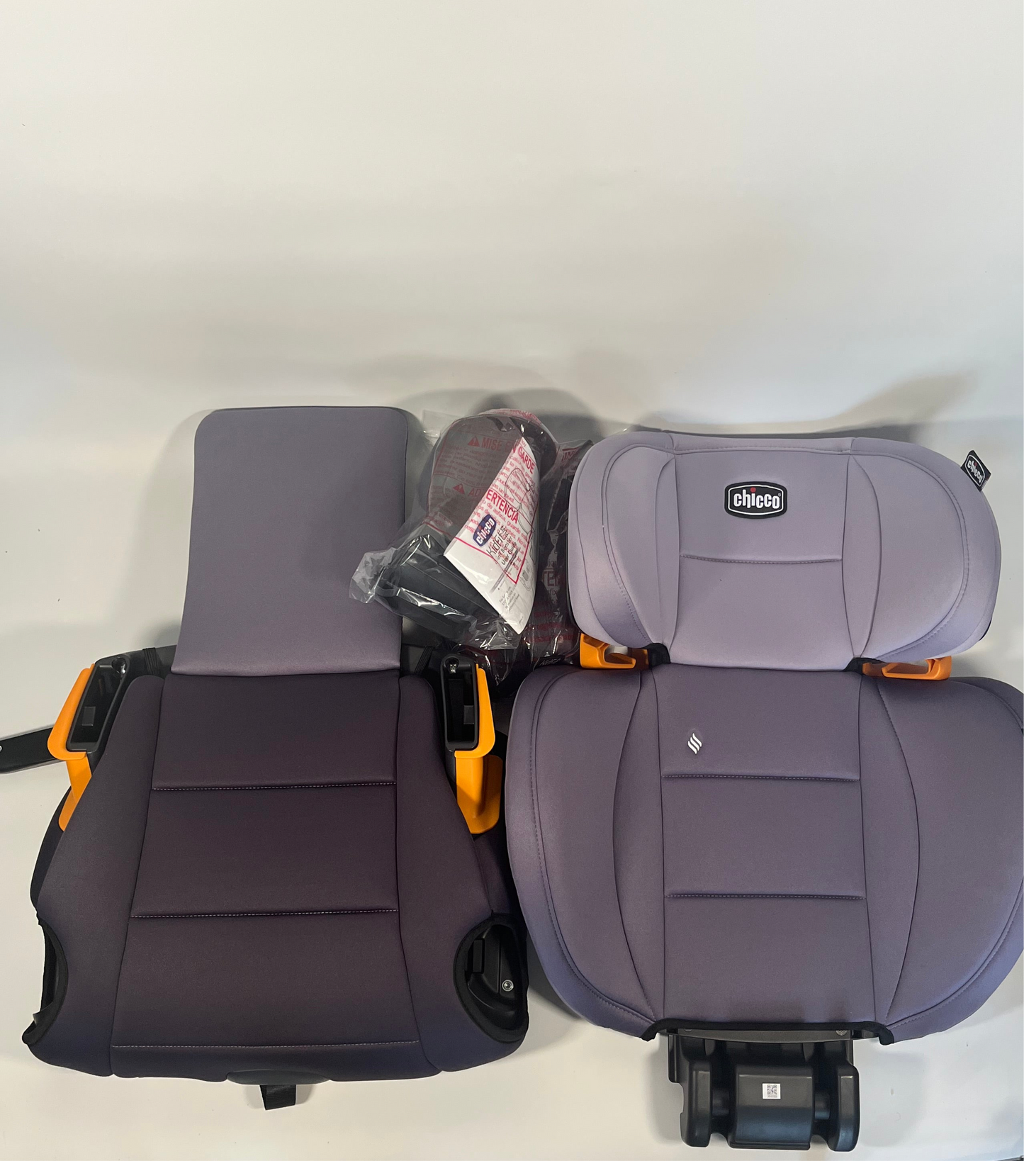 Chicco KidFit ClearTex Plus 2-in-1 Belt-Positioning Booster Car Seat, Lilac