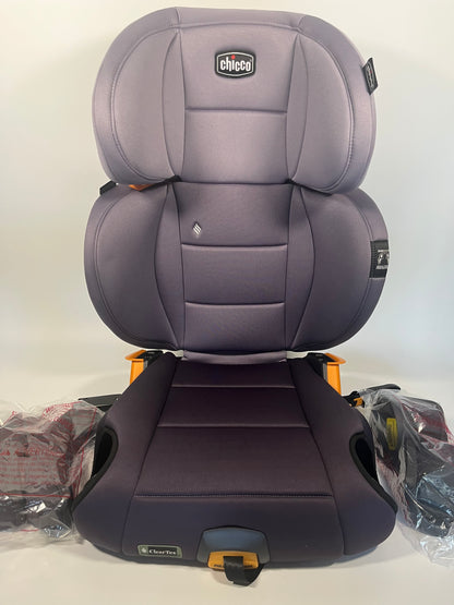 Chicco KidFit ClearTex Plus 2-in-1 Belt-Positioning Booster Car Seat, Lilac