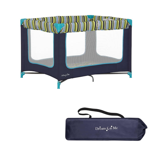Dream On Me Zodiak Portable Playard - Navy (Gently Used)