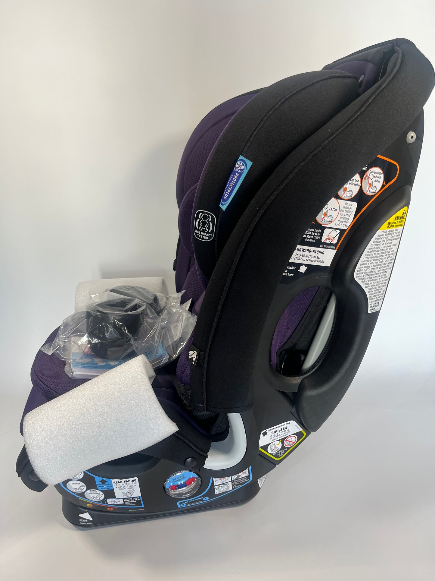 Graco SlimFit3 LX 3-in-1 Slim Car Seat Highback Booster Car Seat - Katrina
