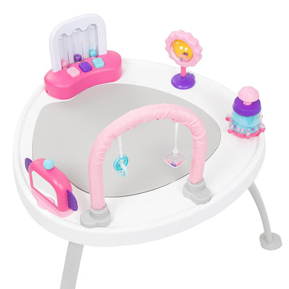 Smart Steps 3-in-1 Bounce N' Play Activity Center Plus with STEM Learning Toys - Princess Pink (Gently Used)