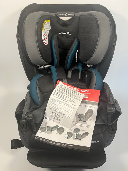 Evenflo All4Stages Slim Plus Canopy 4-in-1 Convertible Car Seat - Baker Gray