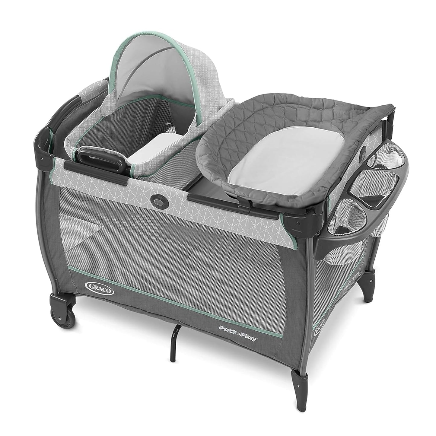 Graco Pack 'n Play Close2Baby Bassinet & Playard- Derby (Gently Used)