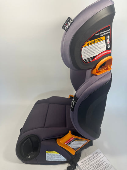 Chicco KidFit ClearTex Plus 2-in-1 Belt-Positioning Booster Car Seat, Lilac