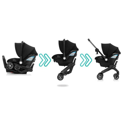 Shyft DualRide Infant Car Seat and Stroller - Beaufort Black
