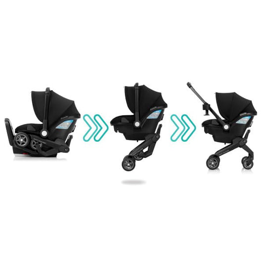 Shyft DualRide Infant Car Seat and Stroller - Beaufort Black
