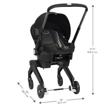 Shyft DualRide Infant Car Seat and Stroller - Beaufort Black