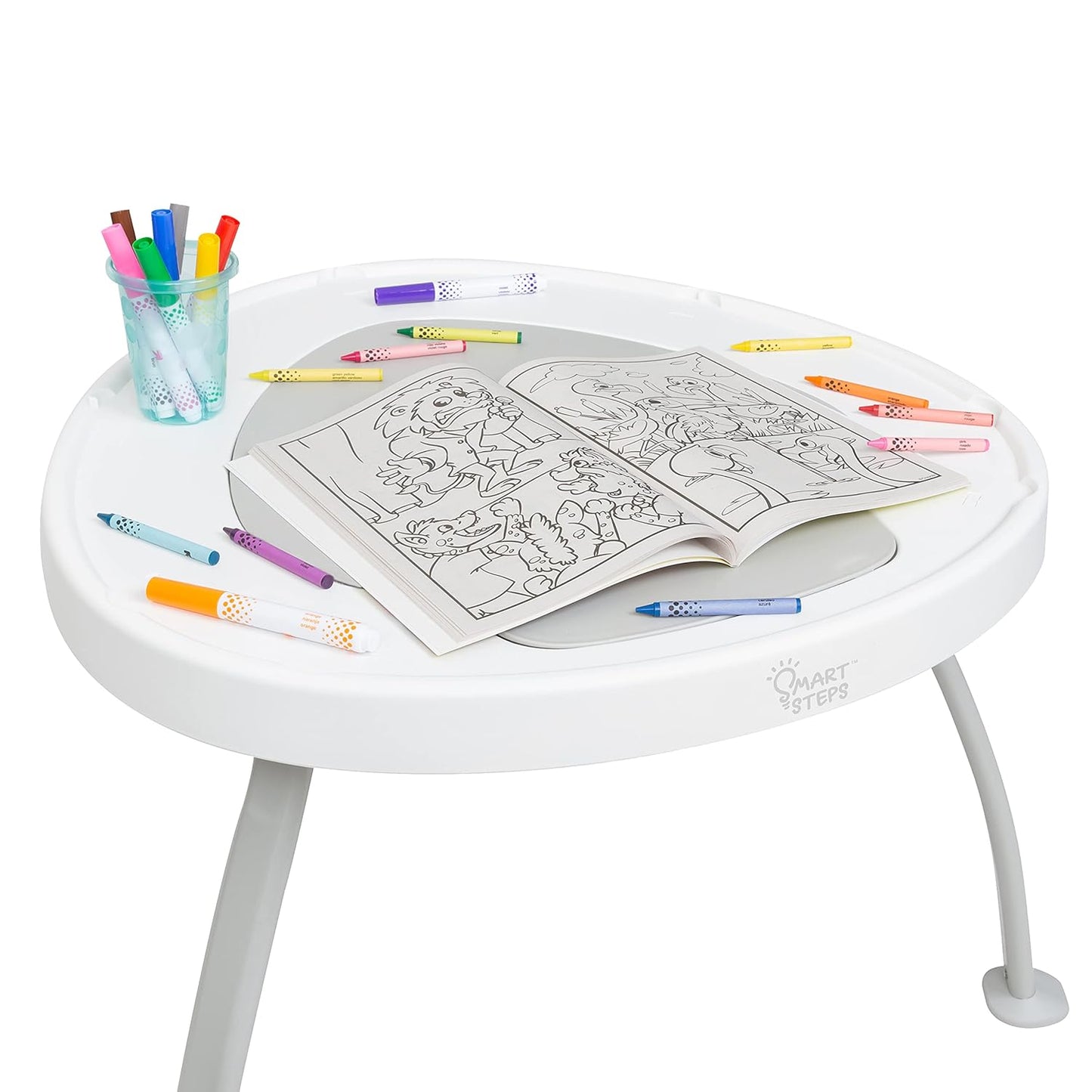 Smart Steps 3-in-1 Bounce N' Play Activity Center Plus with STEM Learning Toys - Princess Pink (Gently Used)