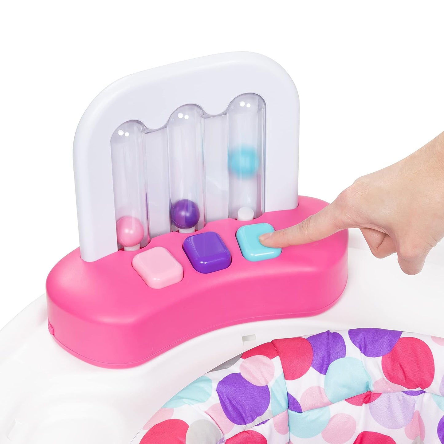 Smart Steps 3-in-1 Bounce N' Play Activity Center Plus with STEM Learning Toys - Princess Pink (Gently Used)