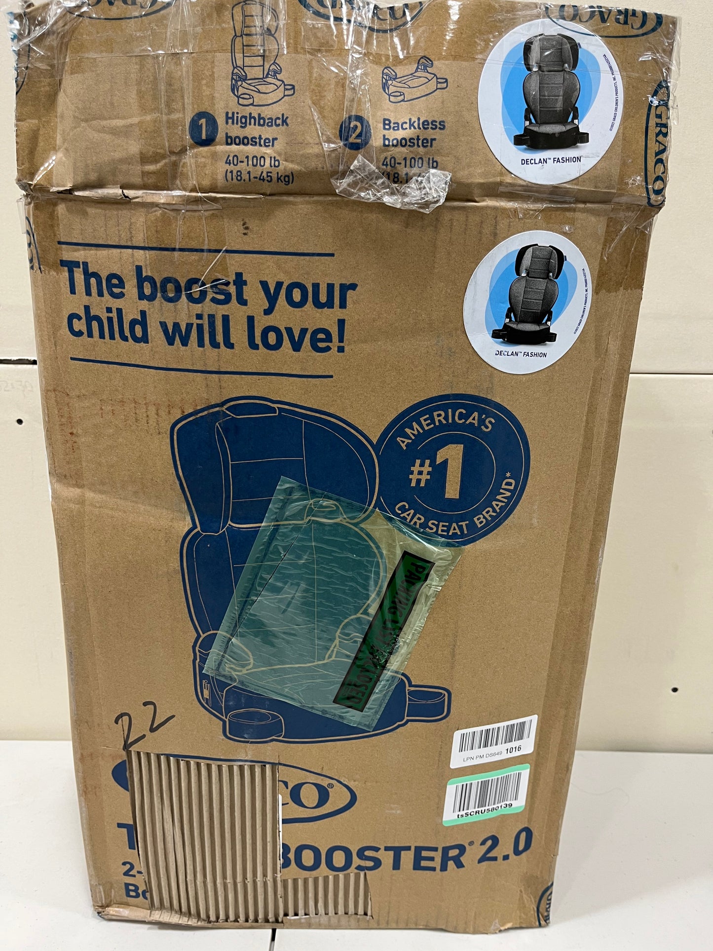 Graco TurboBooster 2.0 Highback Booster Car Seat - Declan