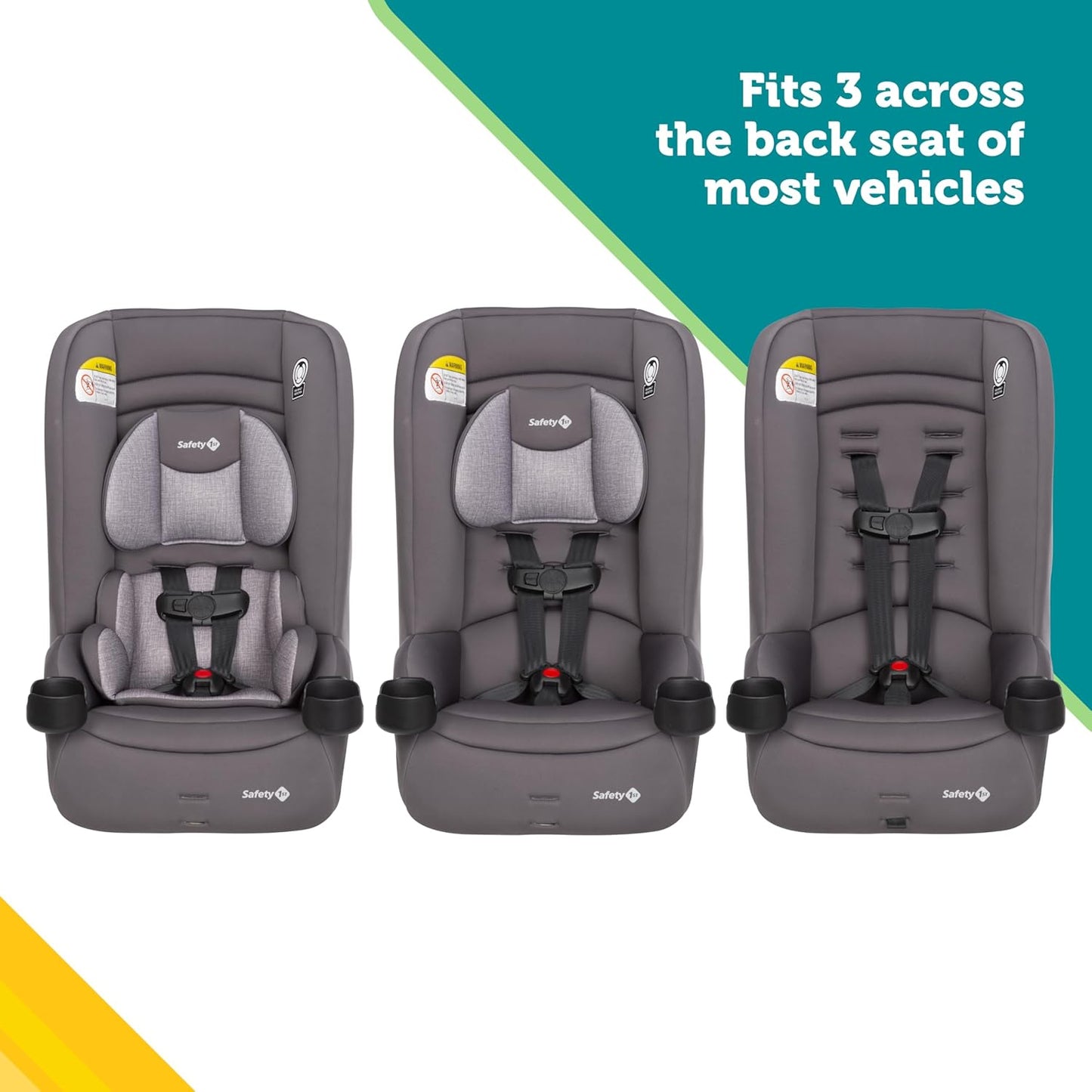 Safety 1st Jive 2-in-1 Convertible Car Seat, Harvest Moon