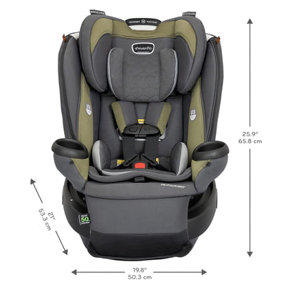 Evenflo Revolve360 Extend Convertible Car Seat Secure - Rockland Green