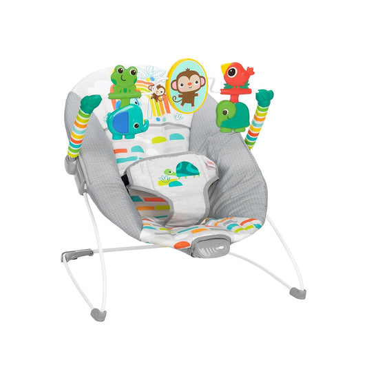 Bright Starts Playful Paradise Comfy Baby Bouncer & Vibrating Seat