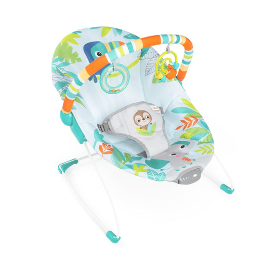 Bright Starts Baby Bouncer Soothing Vibrations Infant Seat - Rainforest Vibes