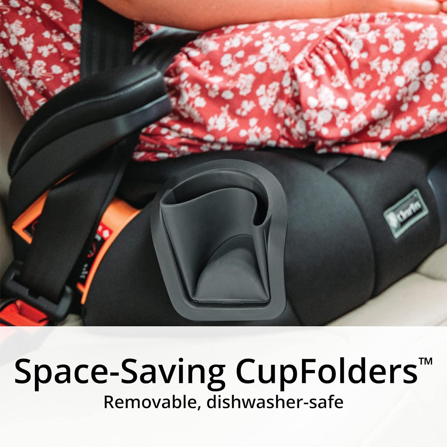 Chicco KidFit ClearTex Plus 2-in-1 Belt-Positioning Booster Car Seat, Lilac