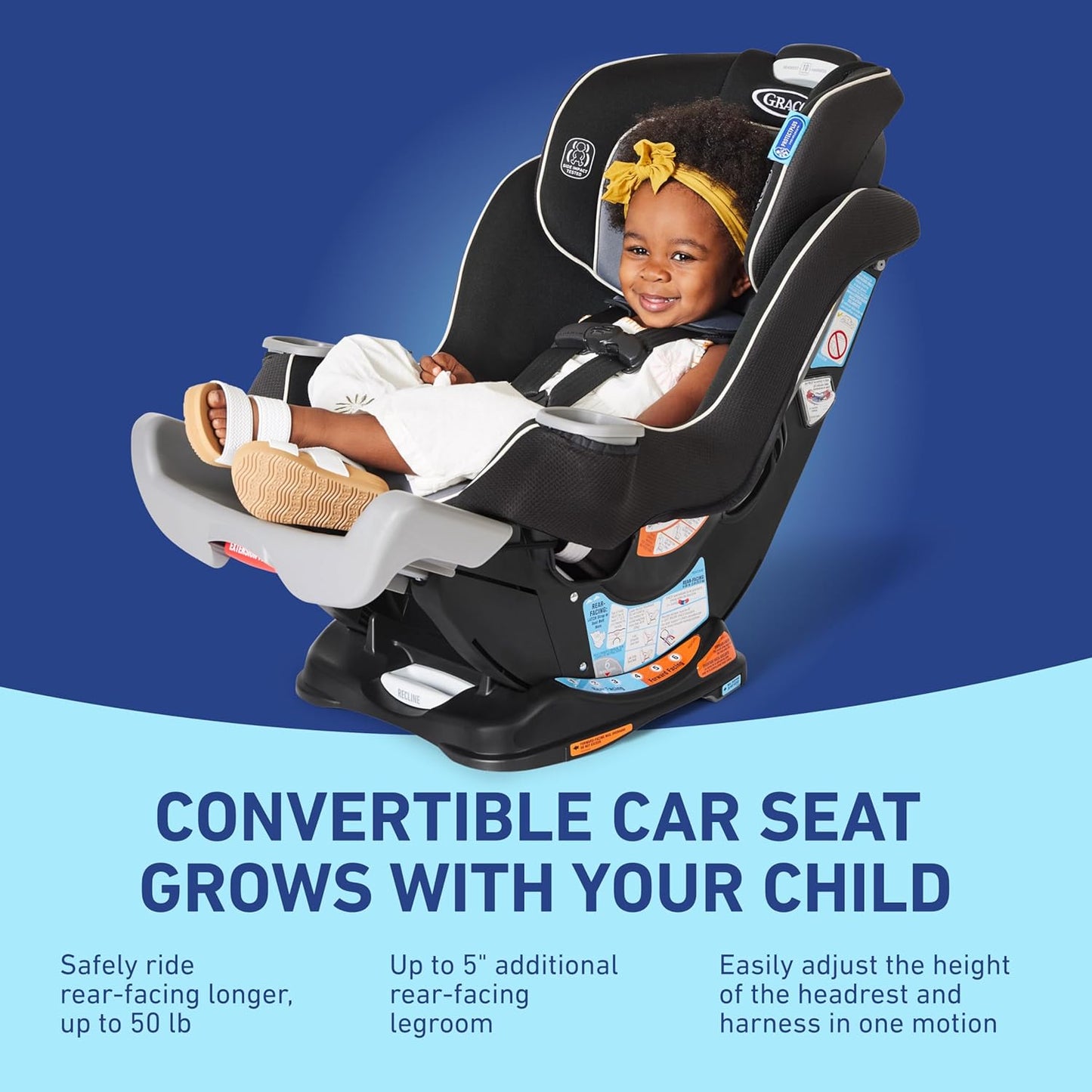 Graco Extend2Fit Convertible Car Seat, Redmond