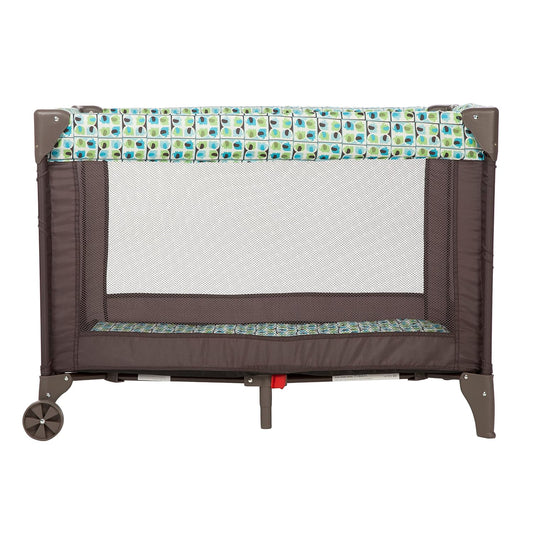 Cosco Funsport Compact Portable Playard - Elephant Squares (Gently Used)
