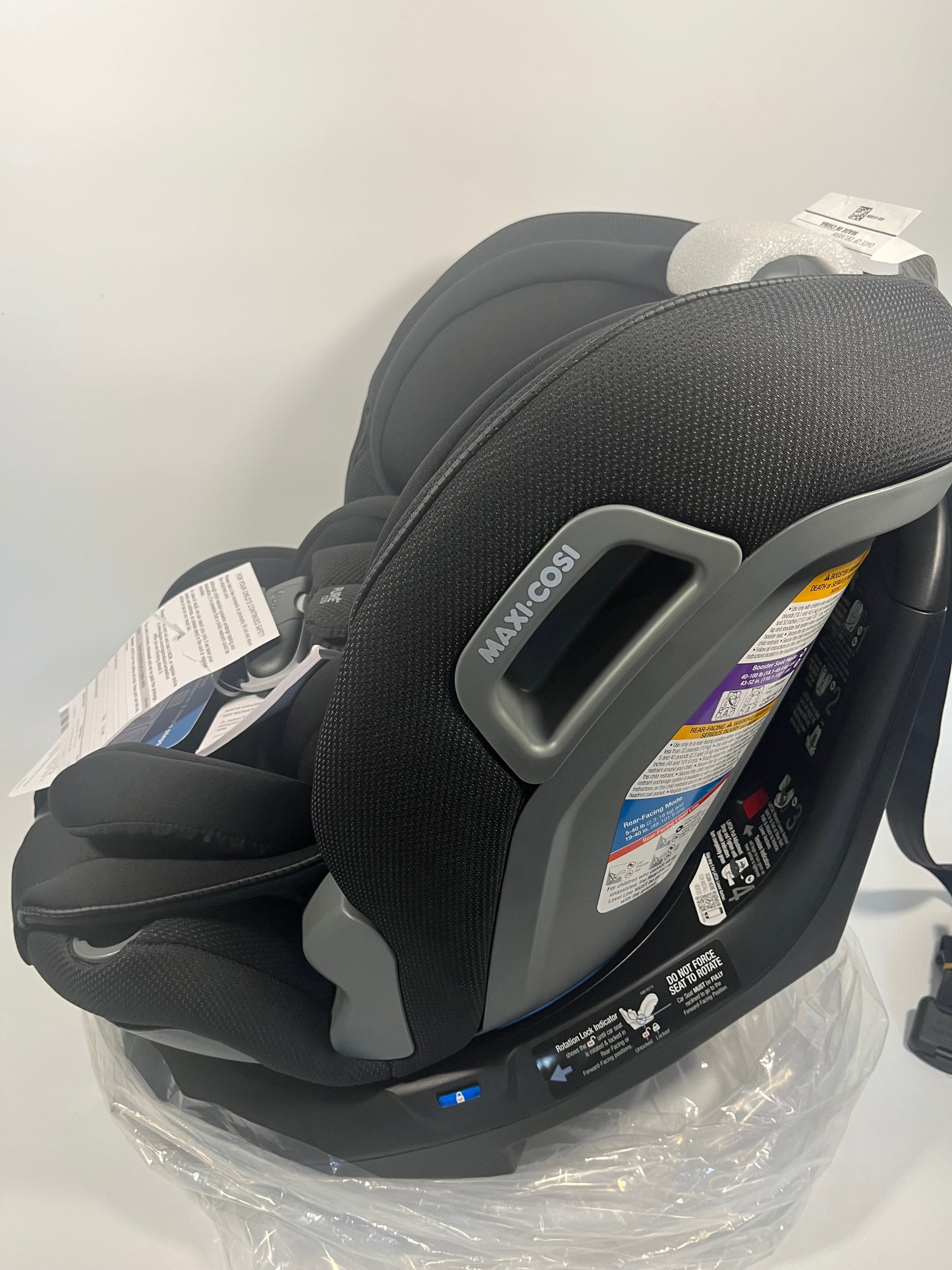 Maxi-Cosi Emme 360 Rotating Convertible Car Seat - Midnight Black