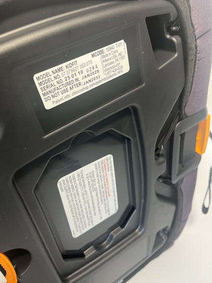 Chicco KidFit ClearTex Plus 2-in-1 Belt-Positioning Booster Car Seat, Lilac