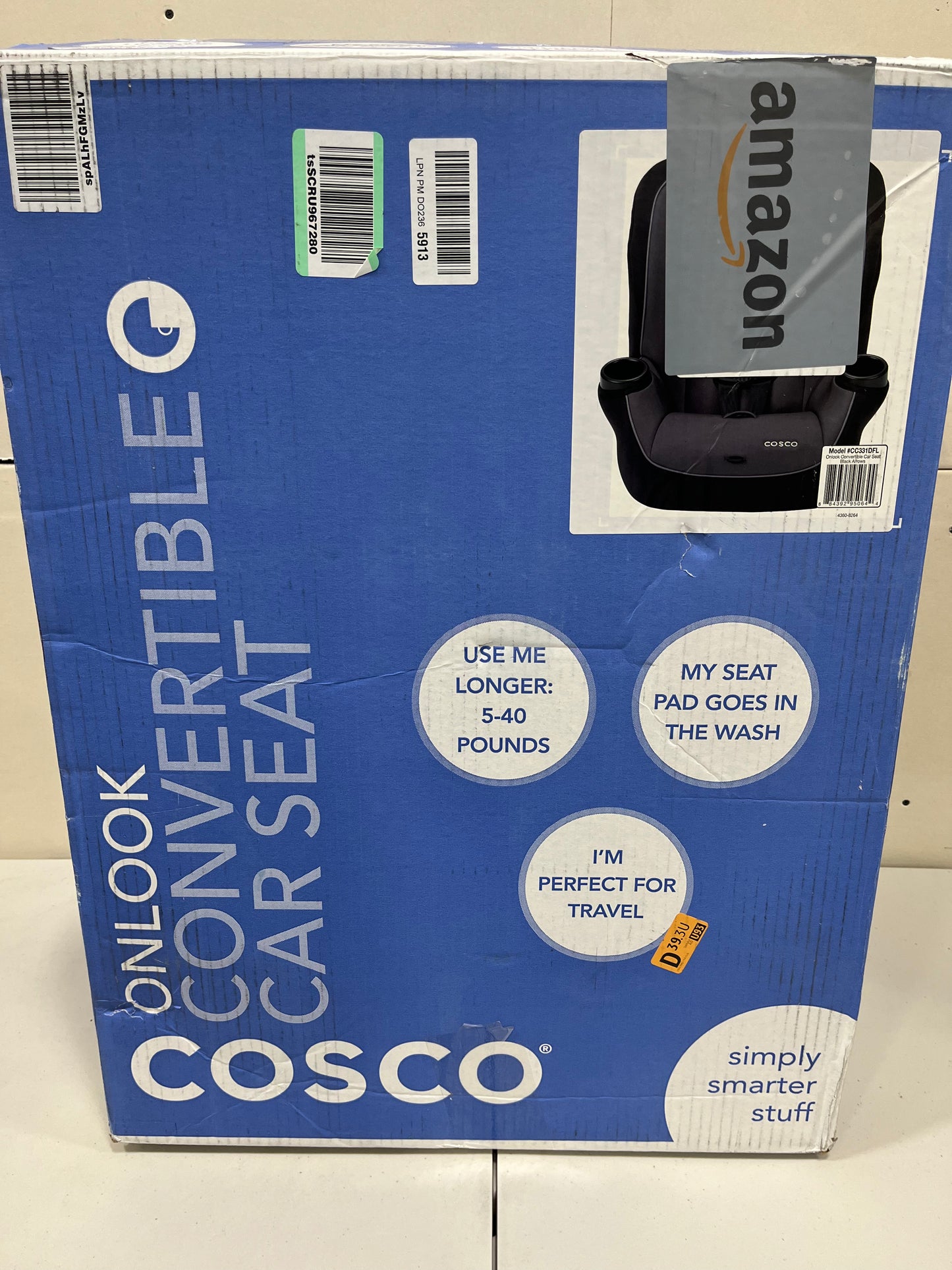 Cosco Onlook 2-in-1 Convertible Car Seat - Black Arrows