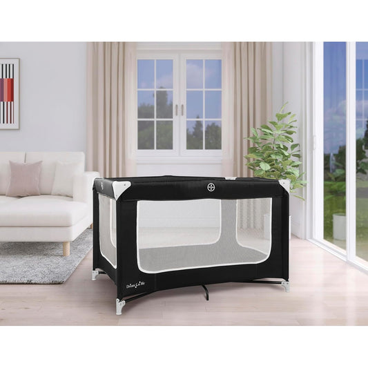 Dream On Me Zodiak Portable Playard - Black (Gently Used)