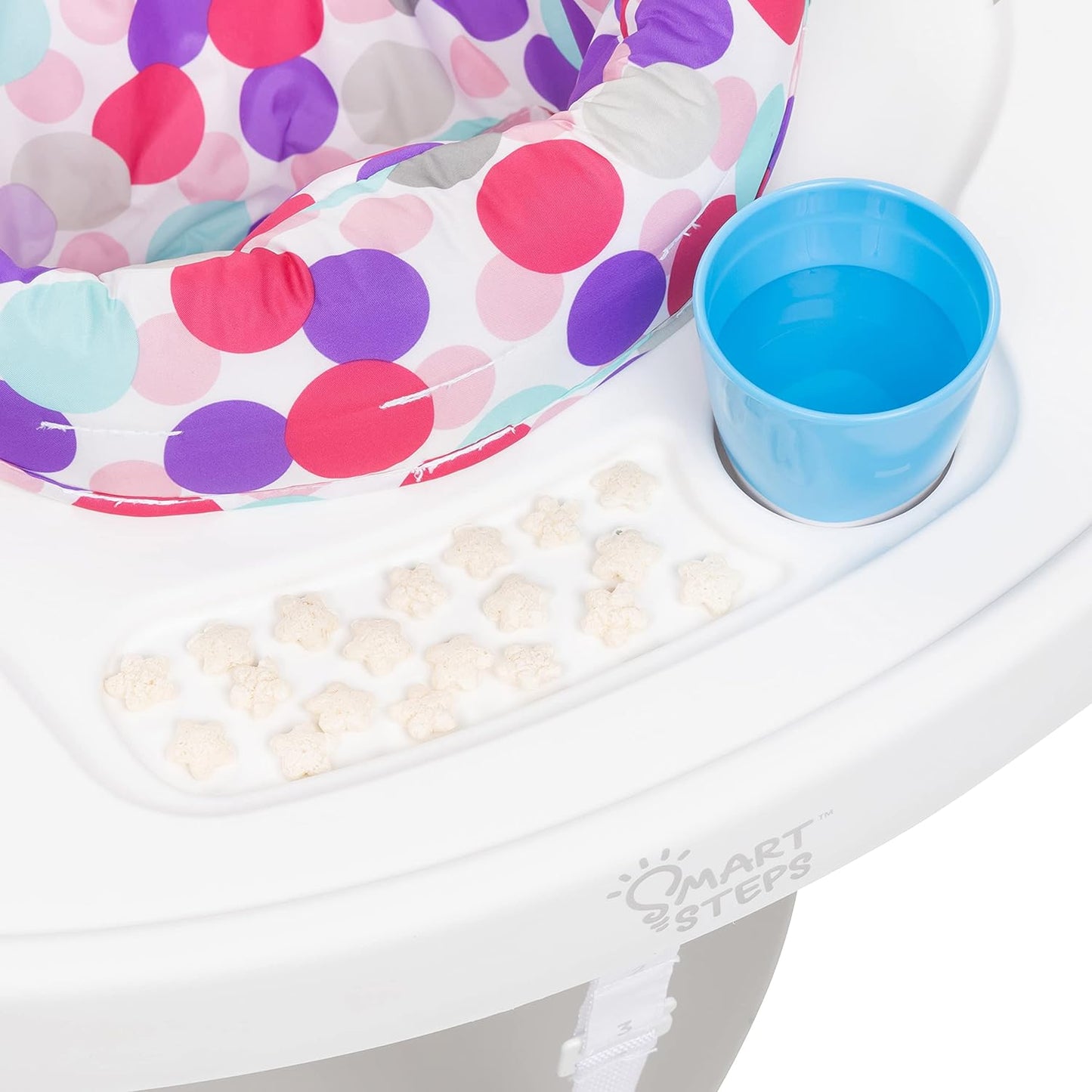Smart Steps 3-in-1 Bounce N' Play Activity Center Plus with STEM Learning Toys - Princess Pink (Gently Used)