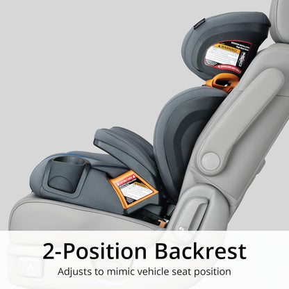 Chicco KidFit ClearTex Plus 2-in-1 Belt-Positioning Booster Car Seat, Lilac (Gently Used)