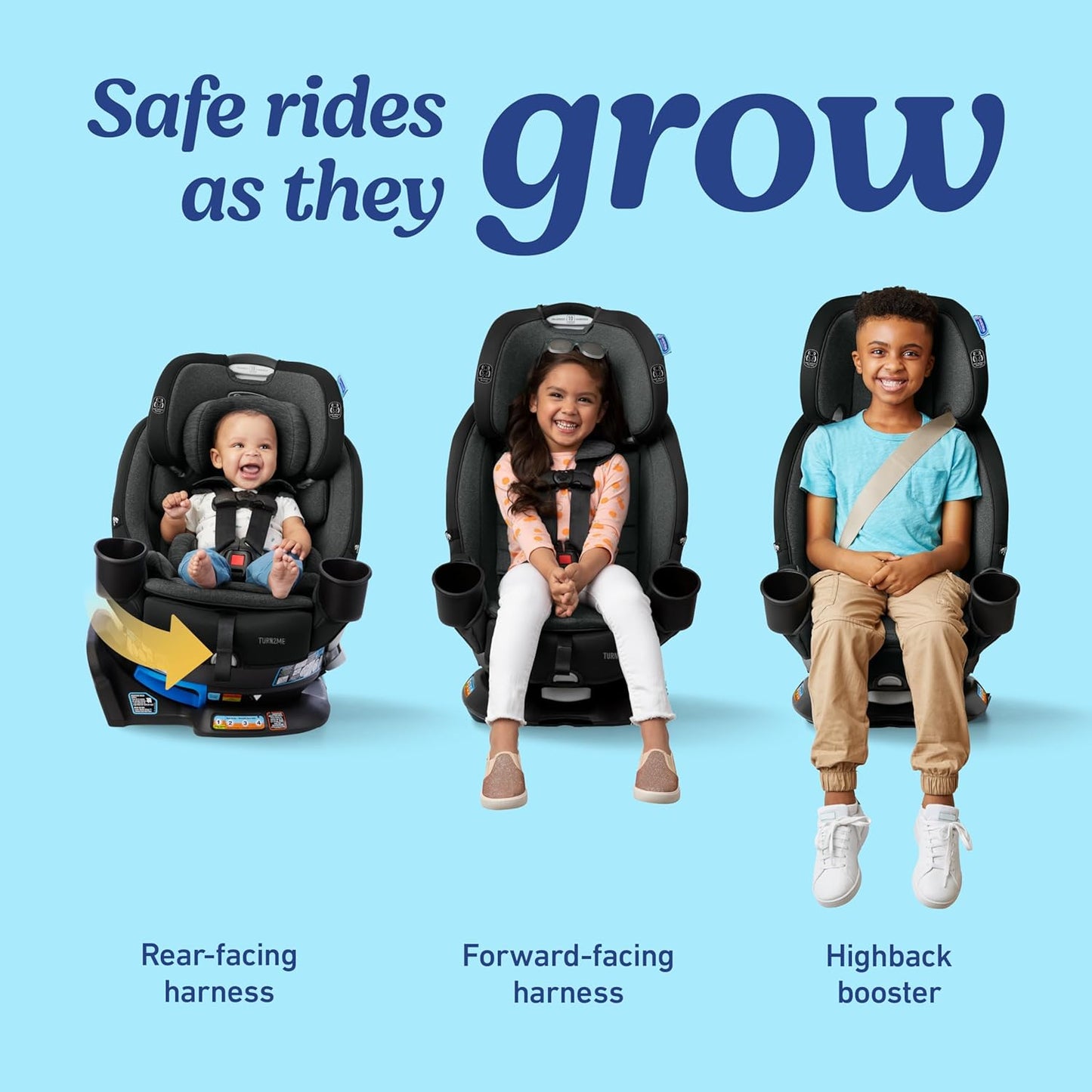 Graco Turn2Me 3-in-1 Convertible Car Seat - Cambridge