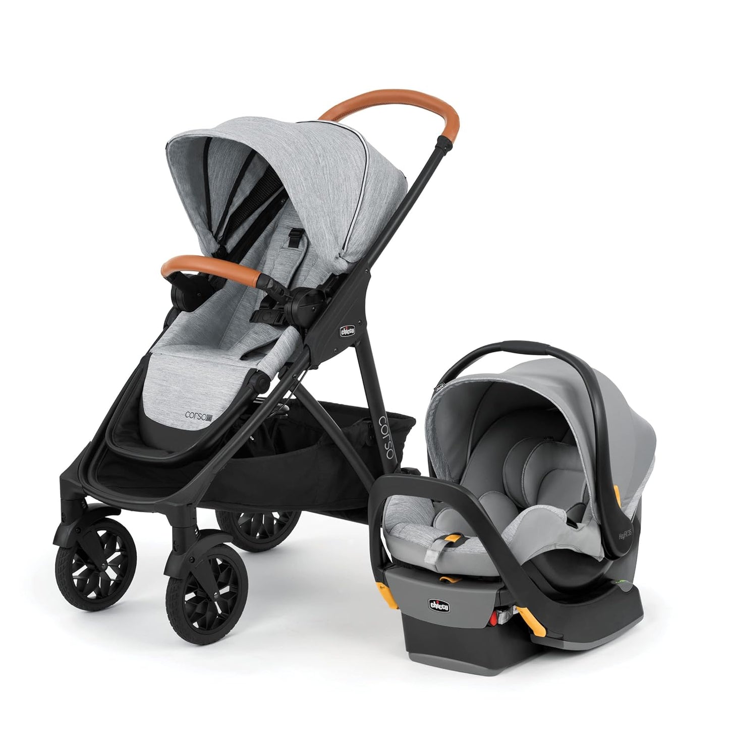Chicco Corso LE Modular Travel System Baby Stroller and Car Seat - Veranda/Grey