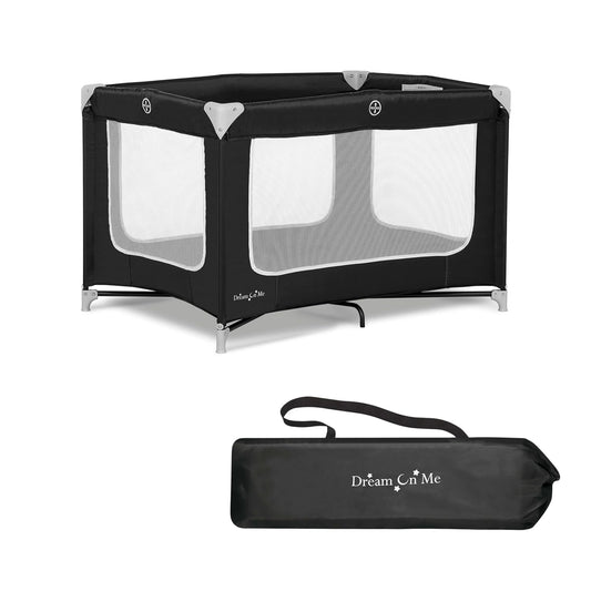 Dream On Me Zodiak Portable Playard - Black (Gently Used)
